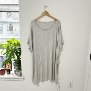 Old Navy Gray Short Sleeve Shirt Dress Size 2X